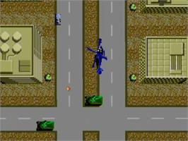 In game image of Thunder Blade on the Sega Master System.