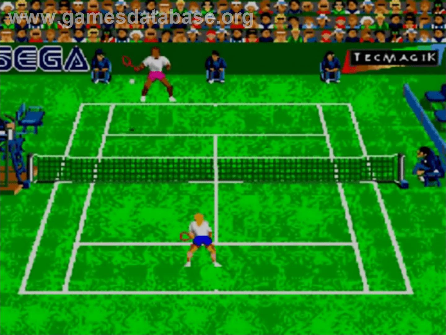 Andre Agassi Tennis - Sega Master System - Artwork - In Game