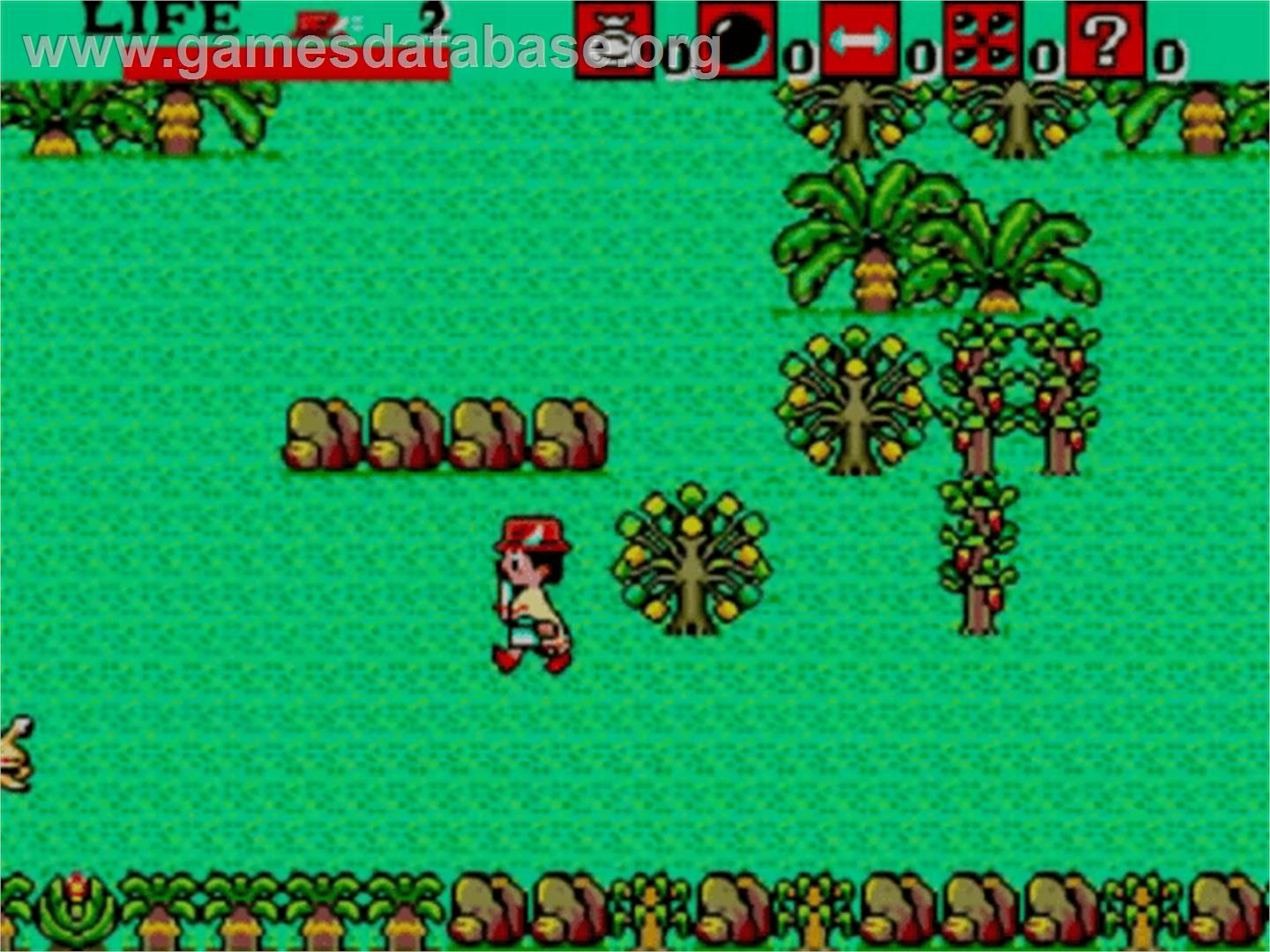 Aztec Adventure: The Golden Road to Paradise - Sega Master System - Artwork - In Game