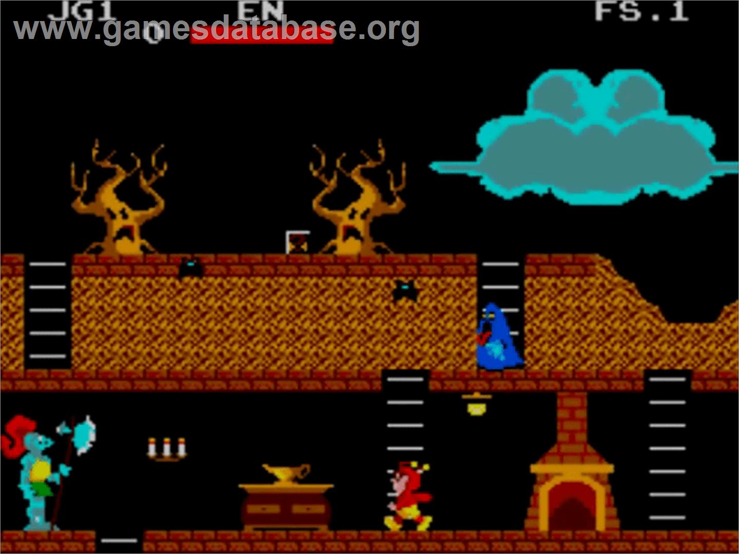 Chapolim x Drácula: Um Duelo Assustador - Sega Master System - Artwork - In Game