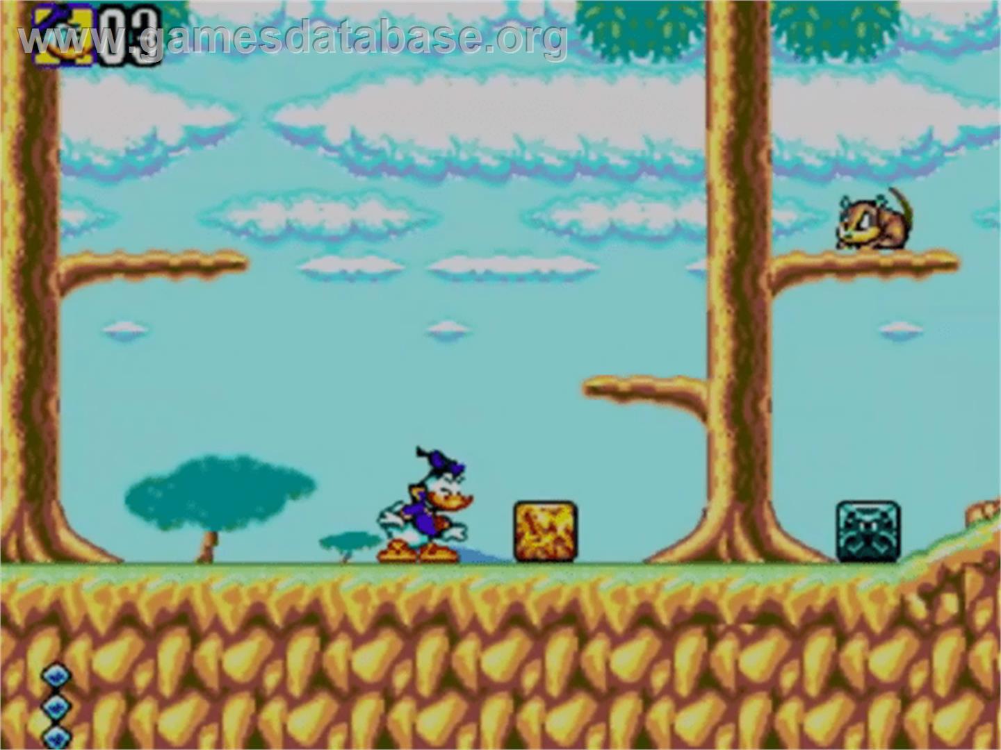 Deep Duck Trouble starring Donald Duck - Sega Master System - Artwork - In Game