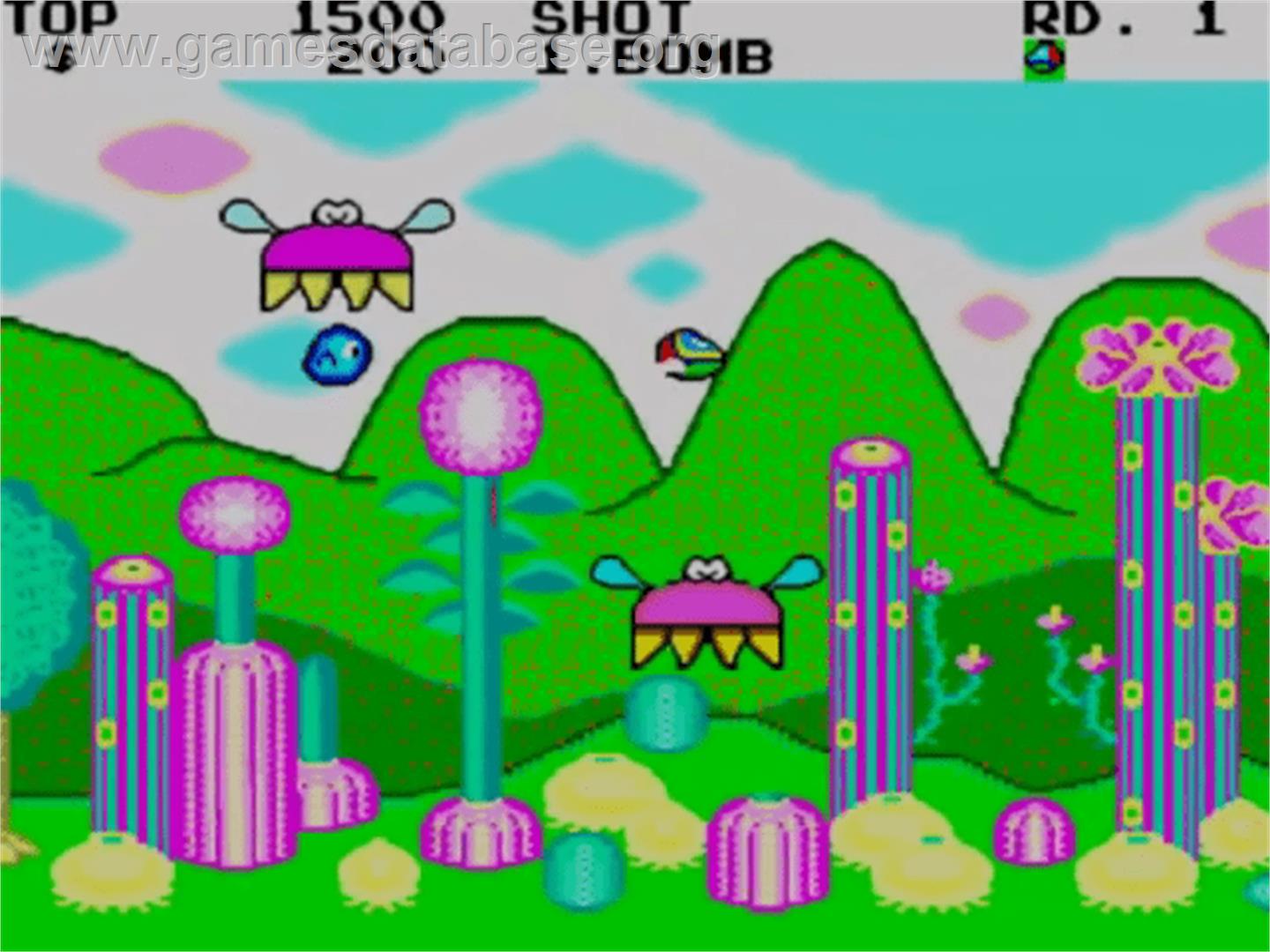 Fantasy Zone: The Maze - Sega Master System - Artwork - In Game