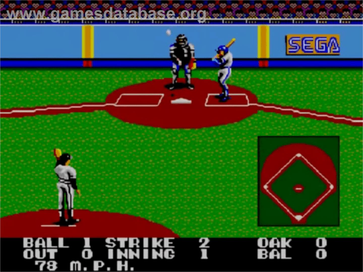 Great Baseball - Sega Master System - Artwork - In Game