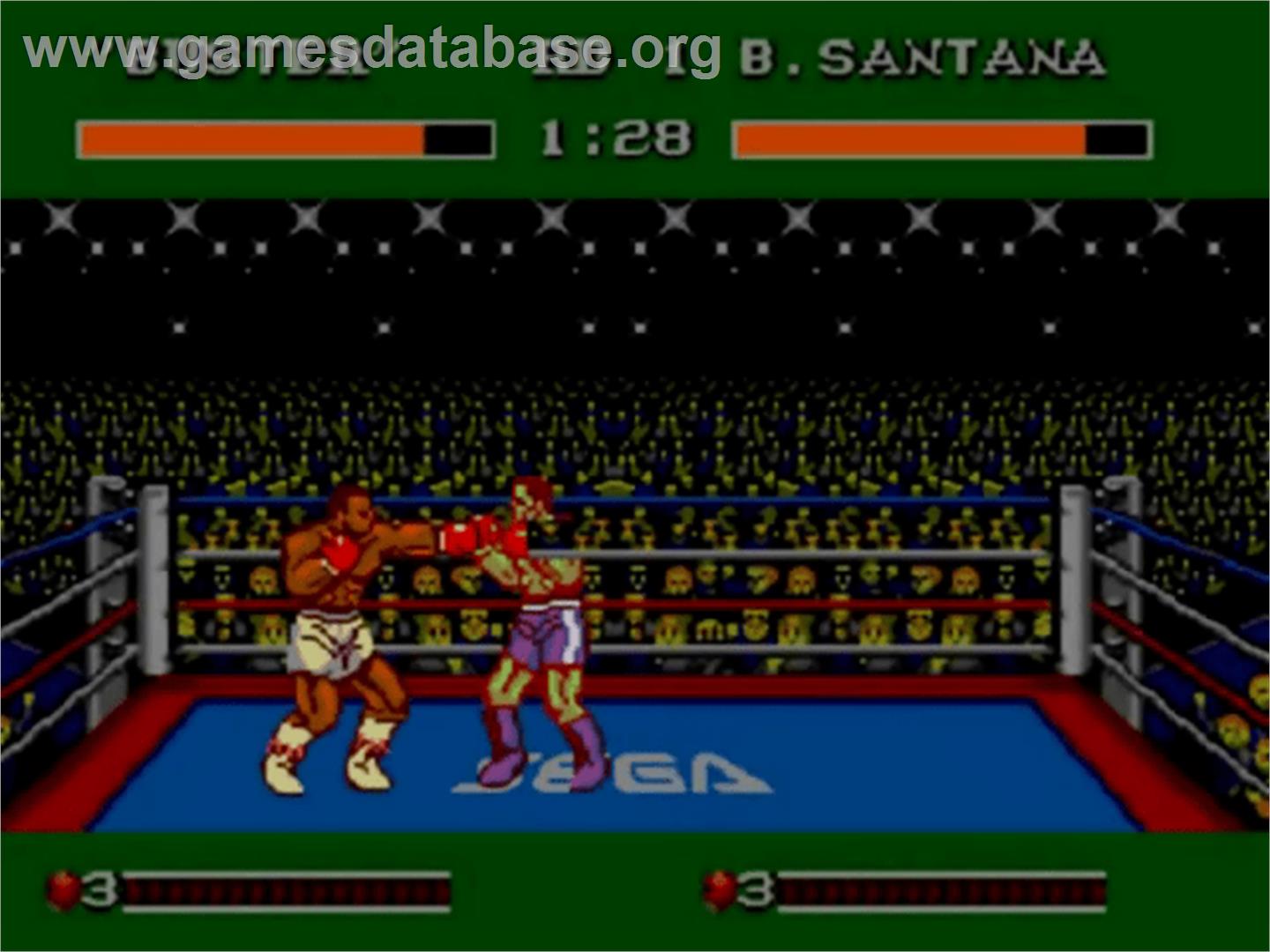 James 'Buster' Douglas Knockout Boxing - Sega Master System - Artwork - In Game
