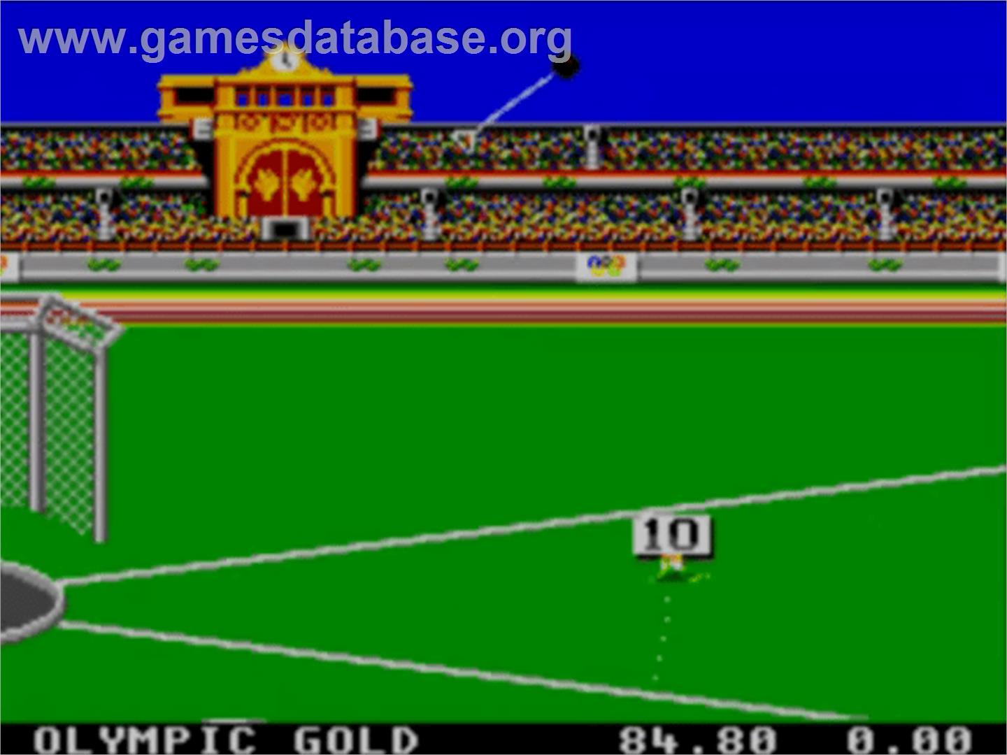 Olympic Gold: Barcelona '92 - Sega Master System - Artwork - In Game