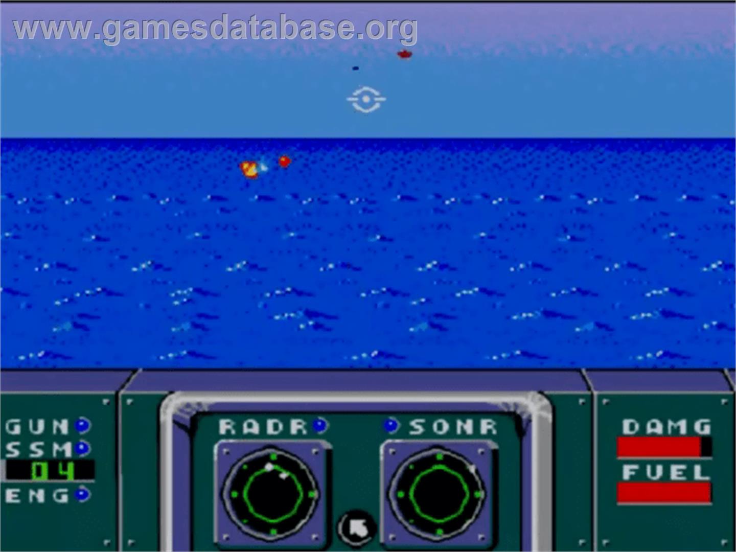 Poseidon Wars 3-D - Sega Master System - Artwork - In Game