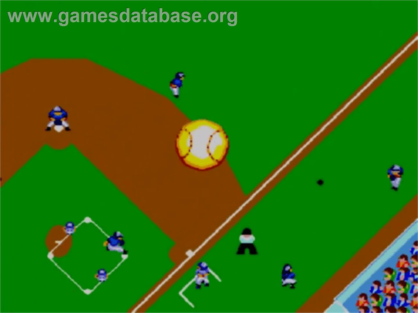 Reggie Jackson Baseball - Sega Master System - Artwork - In Game