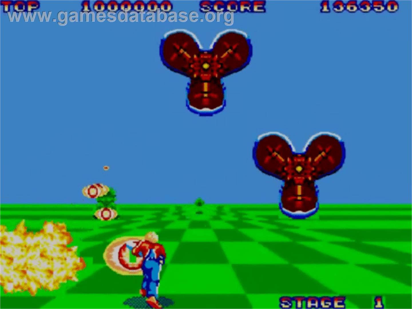 Space Harrier - Sega Master System - Artwork - In Game