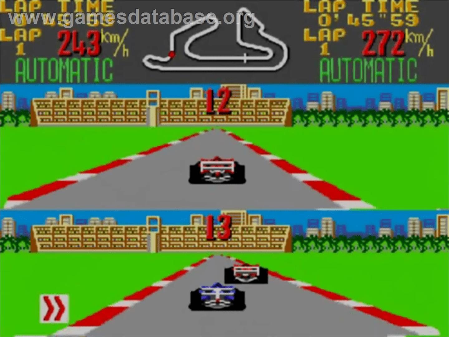 Super Monaco GP - Sega Master System - Artwork - In Game