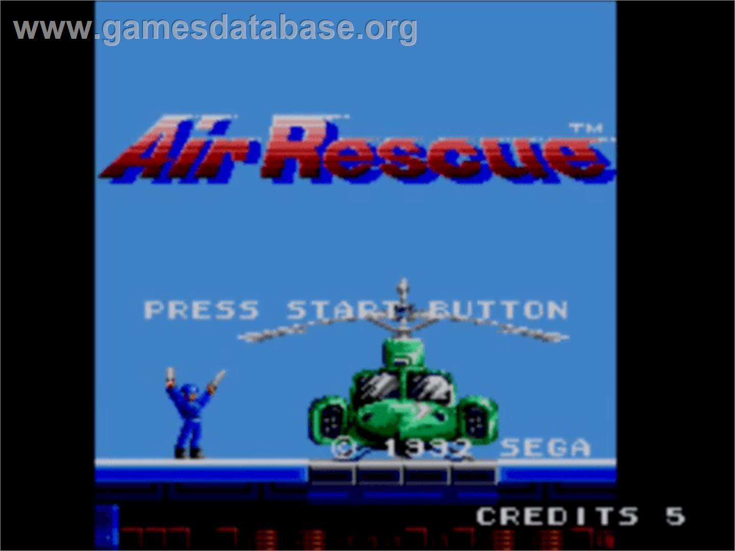 Air Rescue - Sega Master System - Artwork - Title Screen