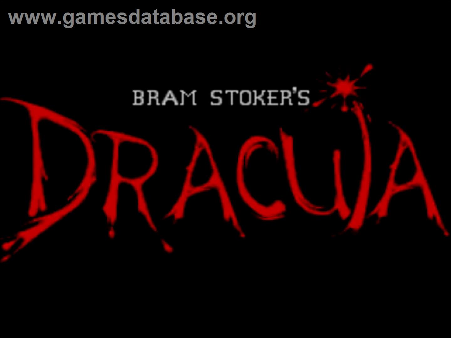 Bram Stoker's Dracula - Sega Master System - Artwork - Title Screen