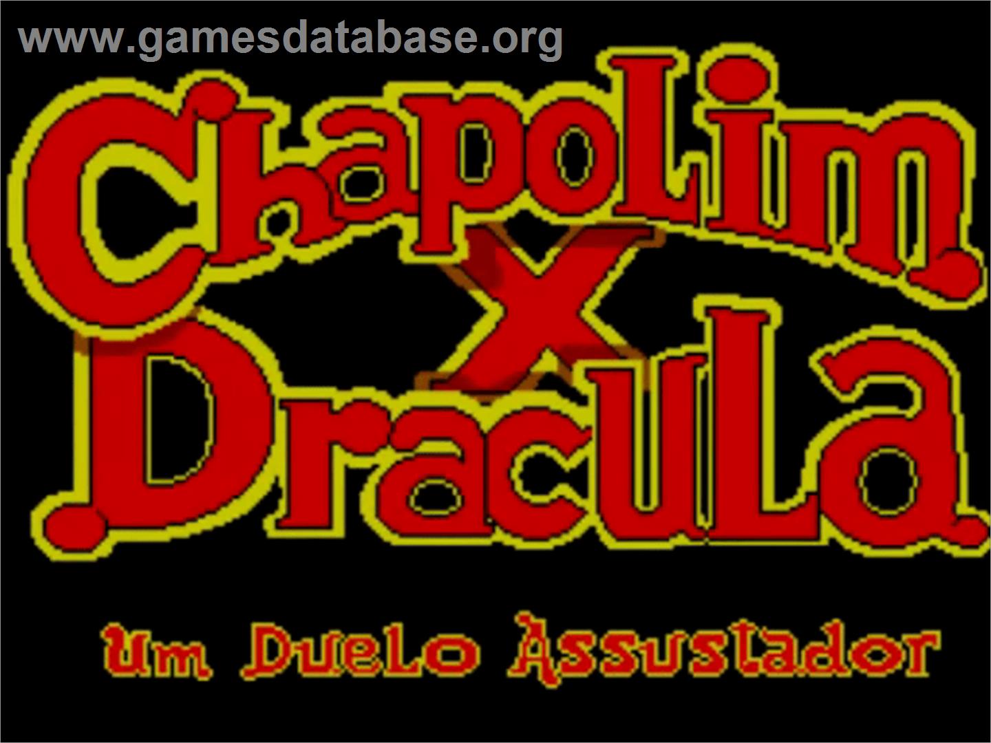 Chapolim x Drácula: Um Duelo Assustador - Sega Master System - Artwork - Title Screen