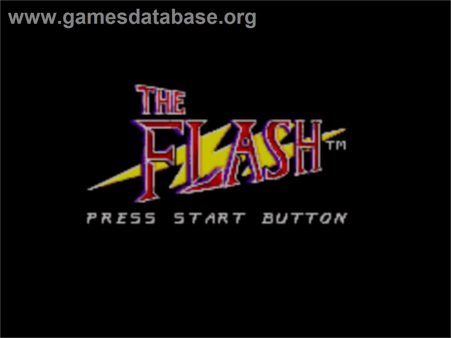 Flash, The - Sega Master System - Artwork - Title Screen