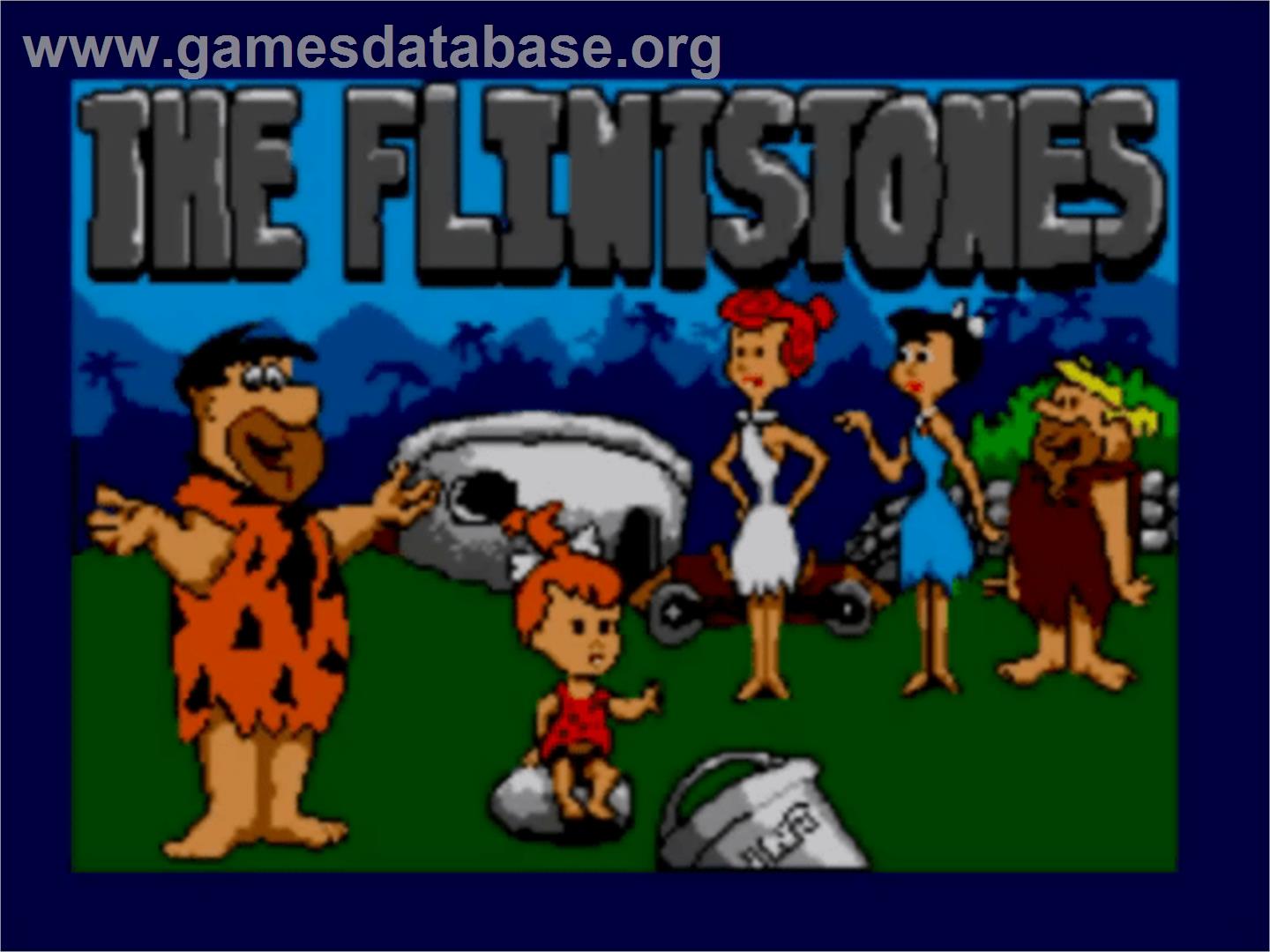 Flintstones - Sega Master System - Artwork - Title Screen
