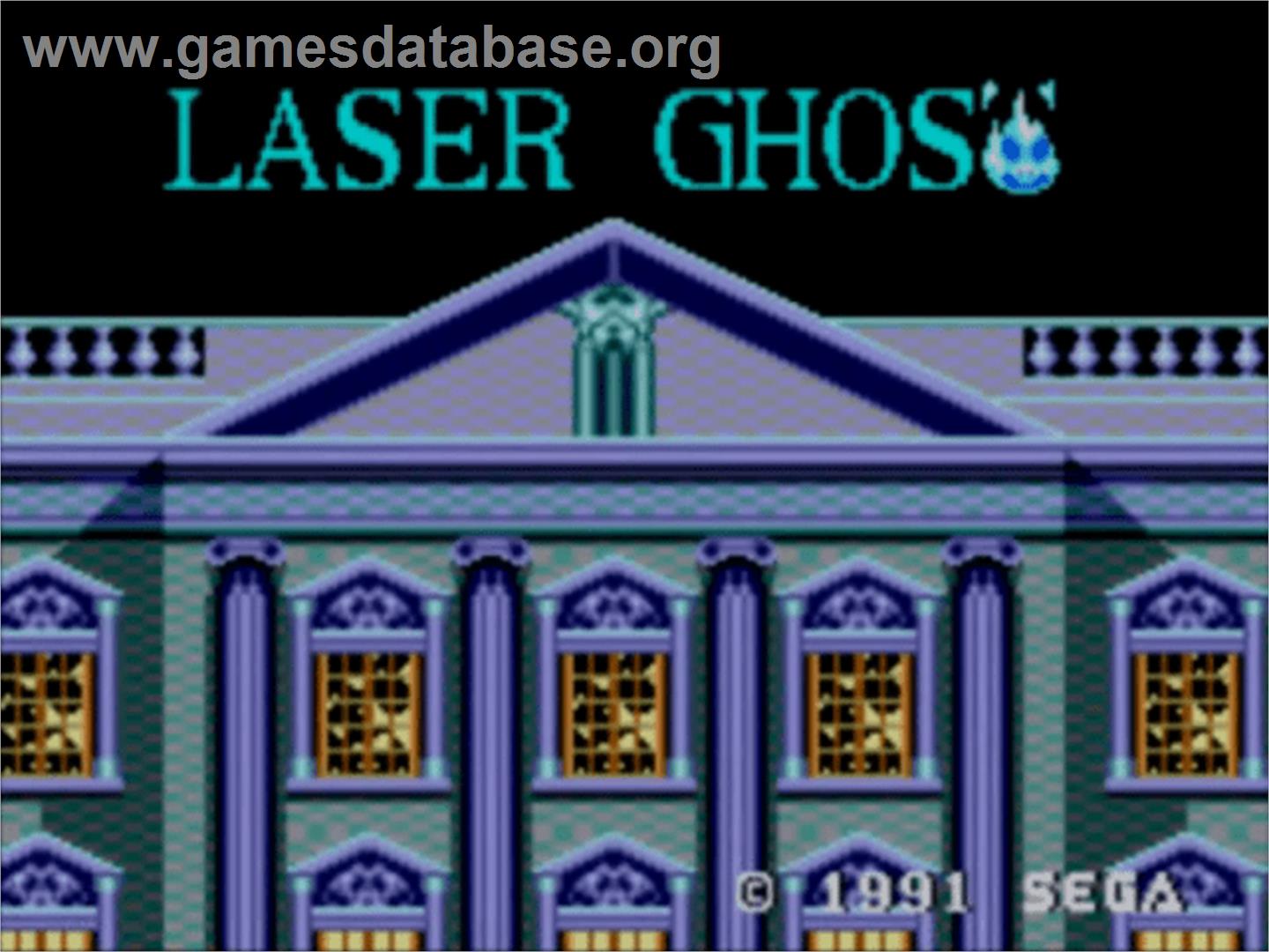 Laser Ghost - Sega Master System - Artwork - Title Screen