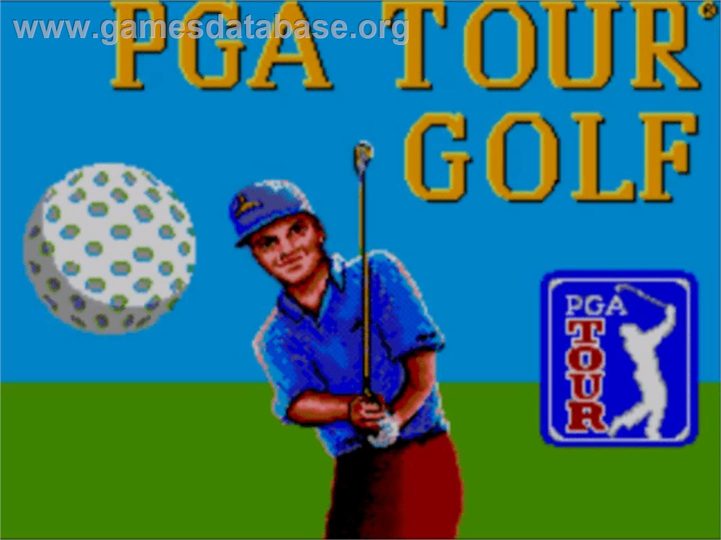 PGA Tour Golf - Sega Master System - Artwork - Title Screen