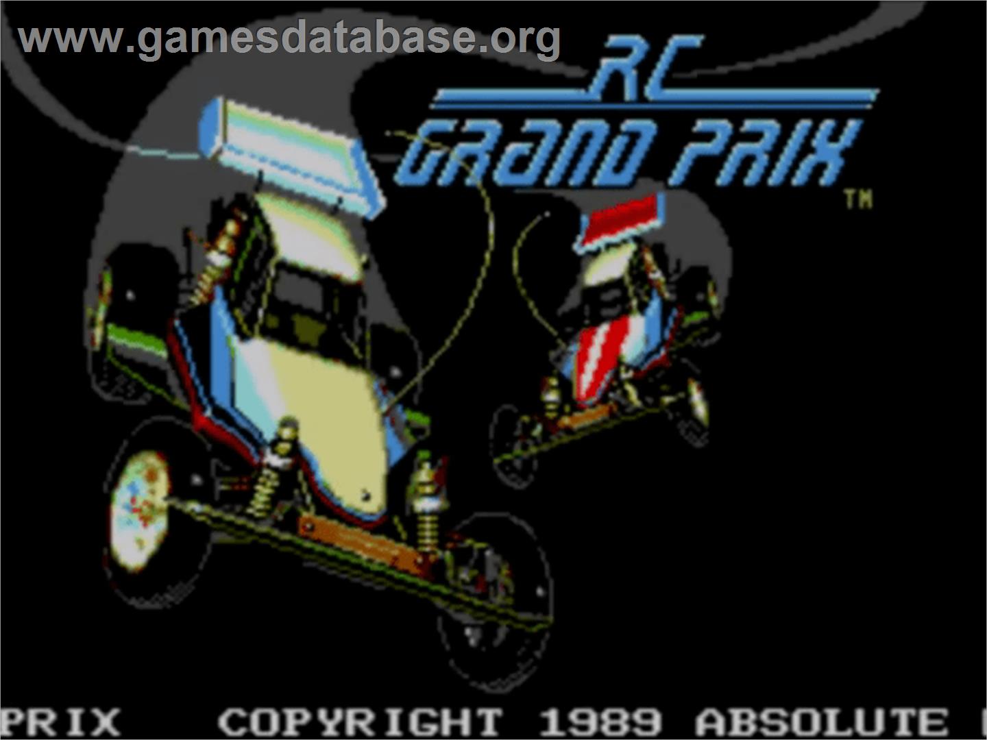 R.C. Grand Prix - Sega Master System - Artwork - Title Screen
