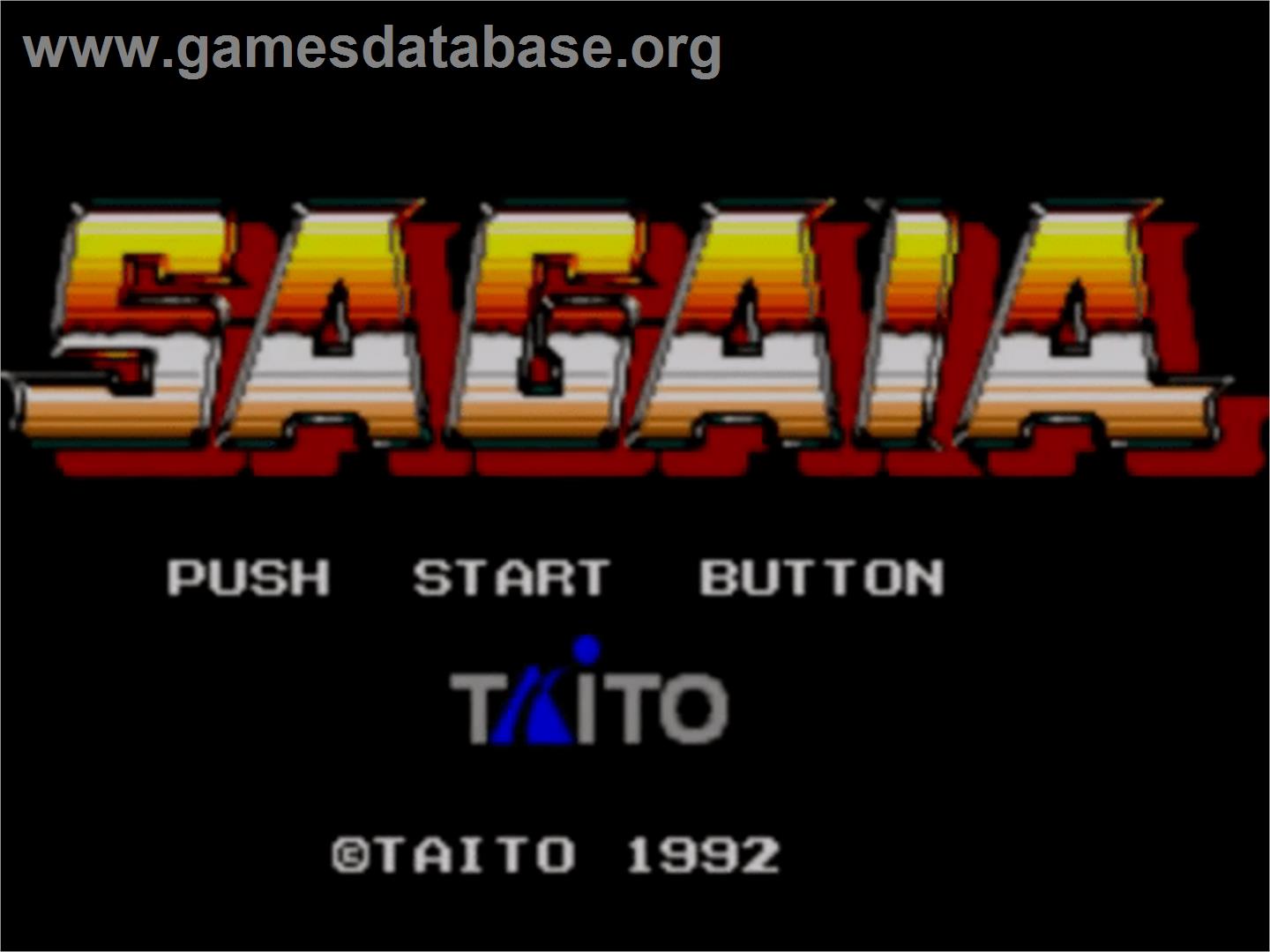 Sagaia - Sega Master System - Artwork - Title Screen