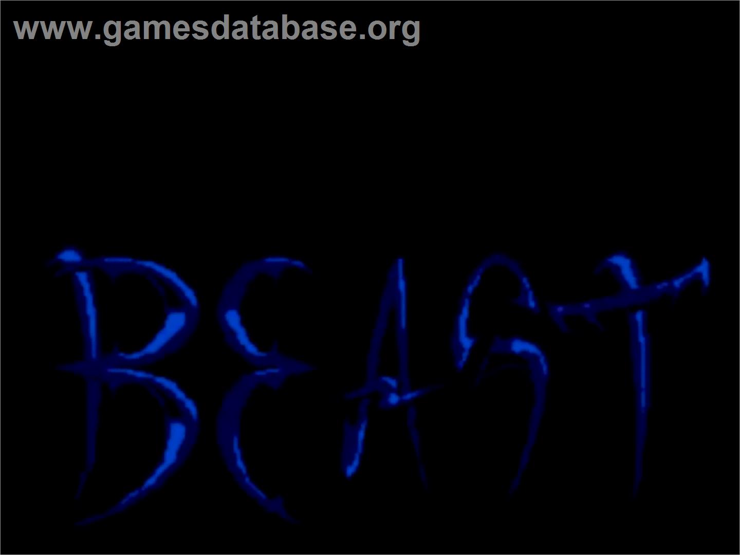 Shadow of the Beast - Sega Master System - Artwork - Title Screen