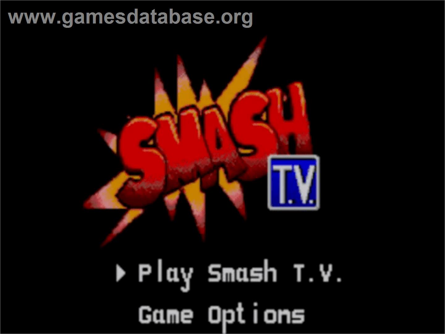 Super Smash T.V. - Sega Master System - Artwork - Title Screen
