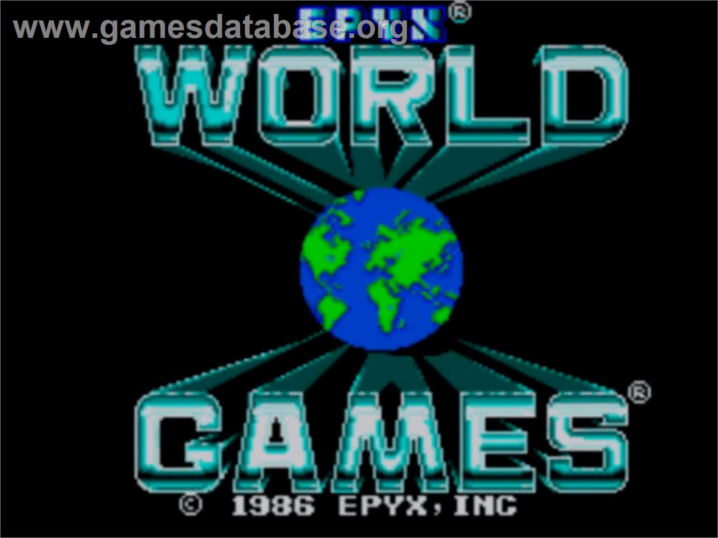 World Games - Sega Master System - Artwork - Title Screen