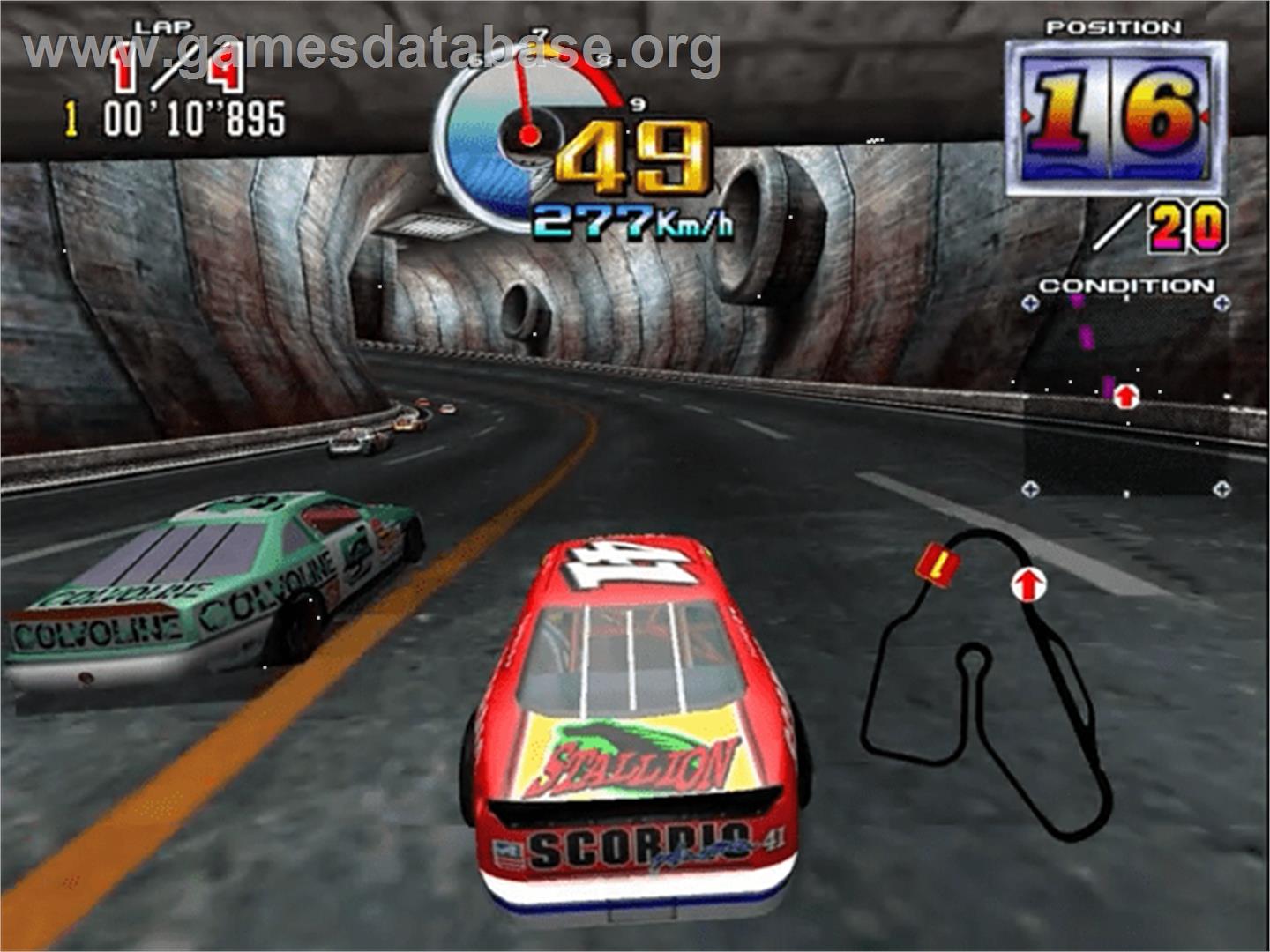 Daytona USA 2 Power Edition - Sega Model 3 - Artwork - In Game