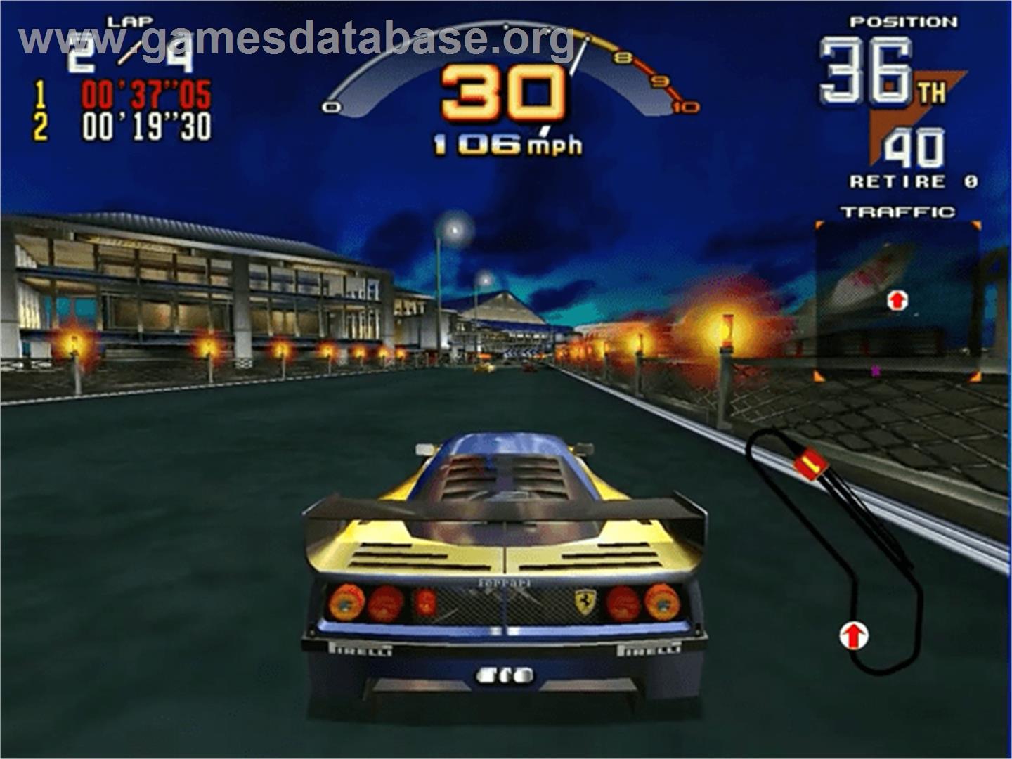 Scud Race - Sega Model 3 - Artwork - In Game