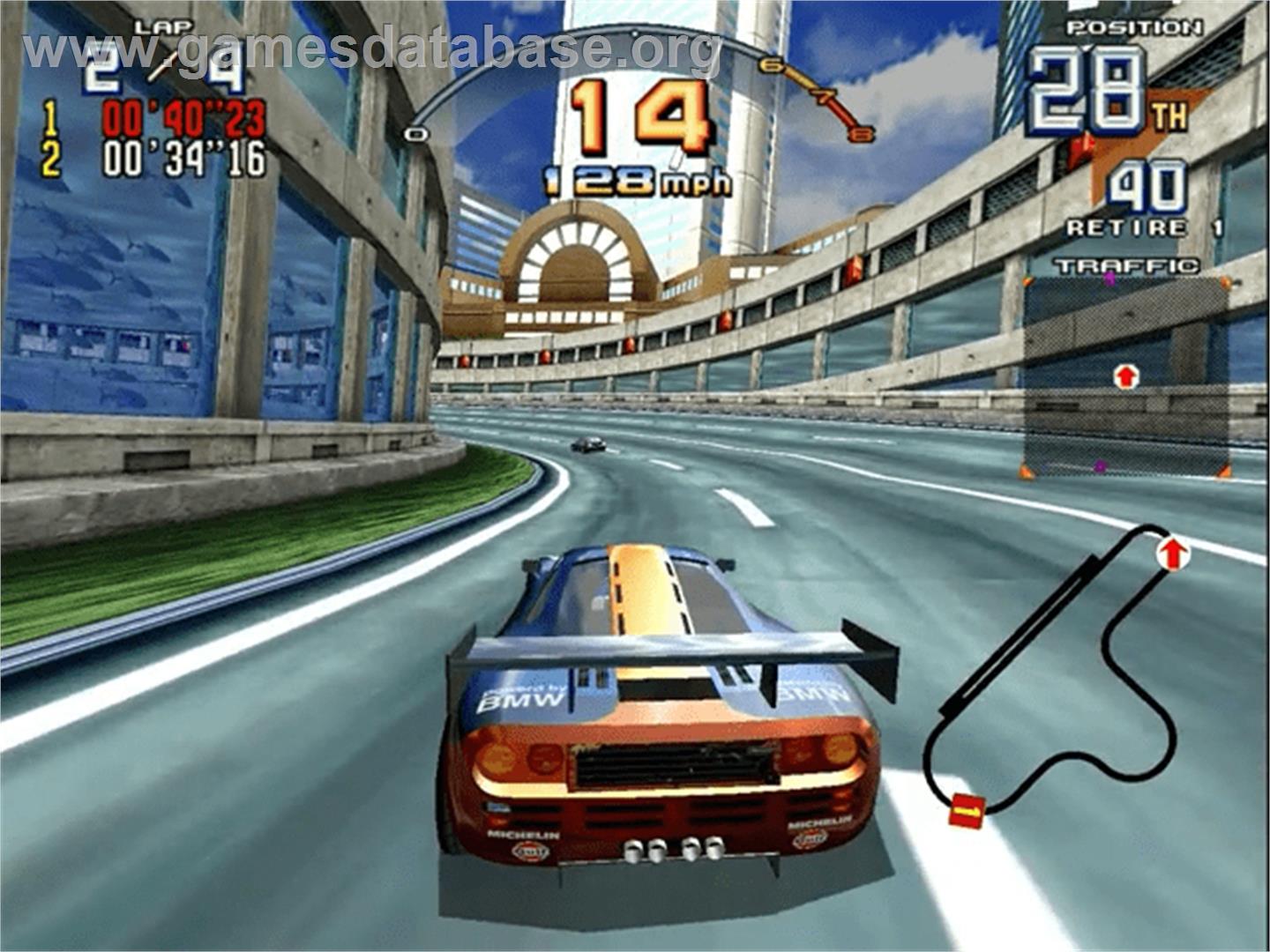 Scud Race Plus - Sega Model 3 - Artwork - In Game