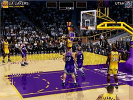 In game image of Virtua NBA on the Sega Naomi.