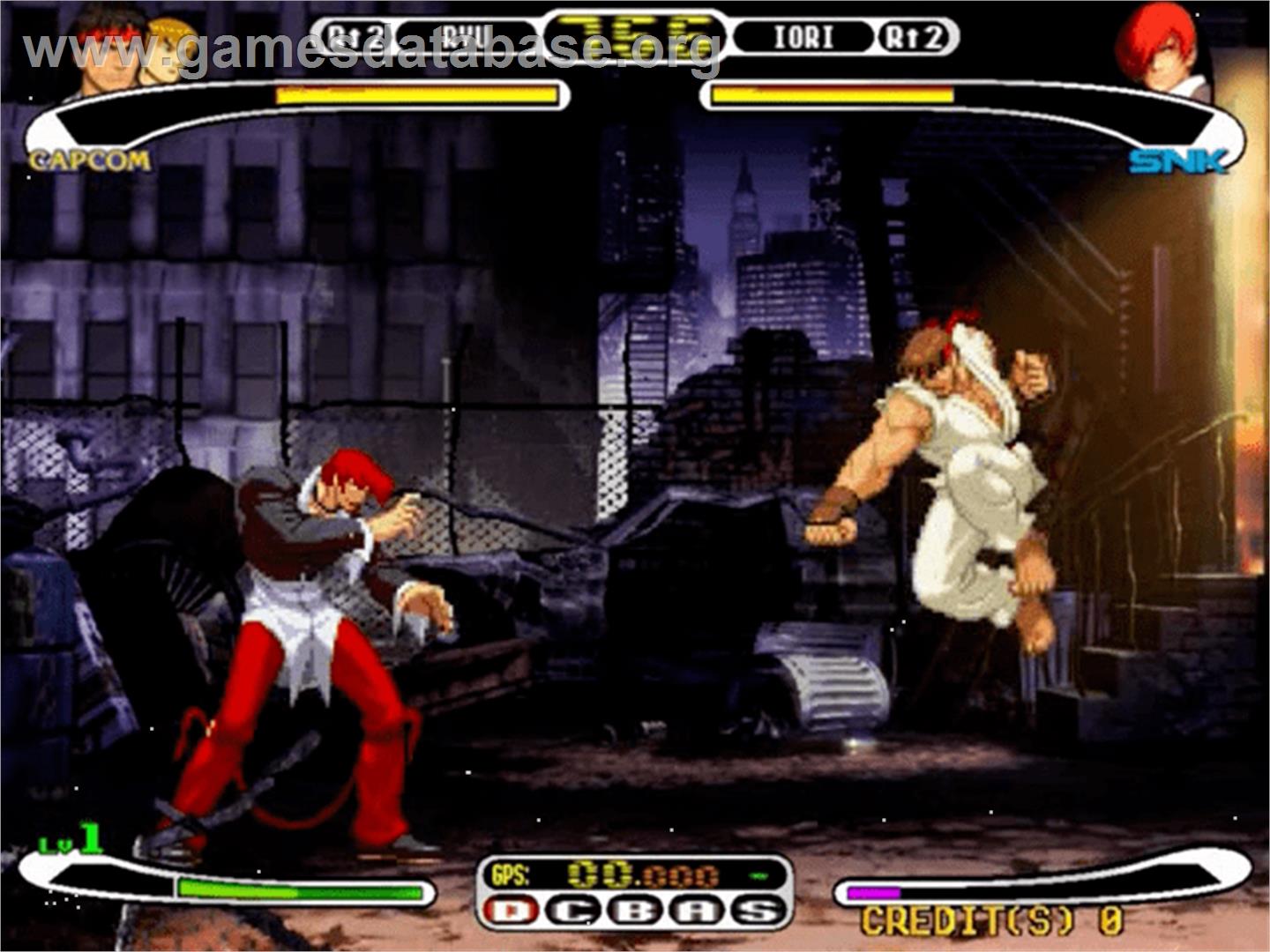 Capcom Vs. SNK Millennium Fight 2000 - Sega Naomi - Artwork - In Game