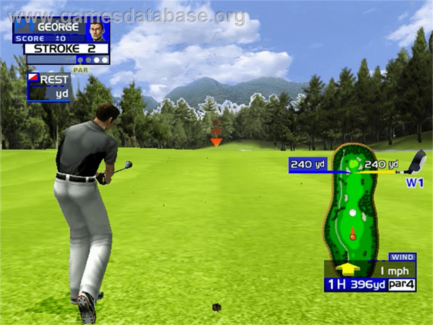 Virtua Golf / Dynamic Golf - Sega Naomi - Artwork - In Game