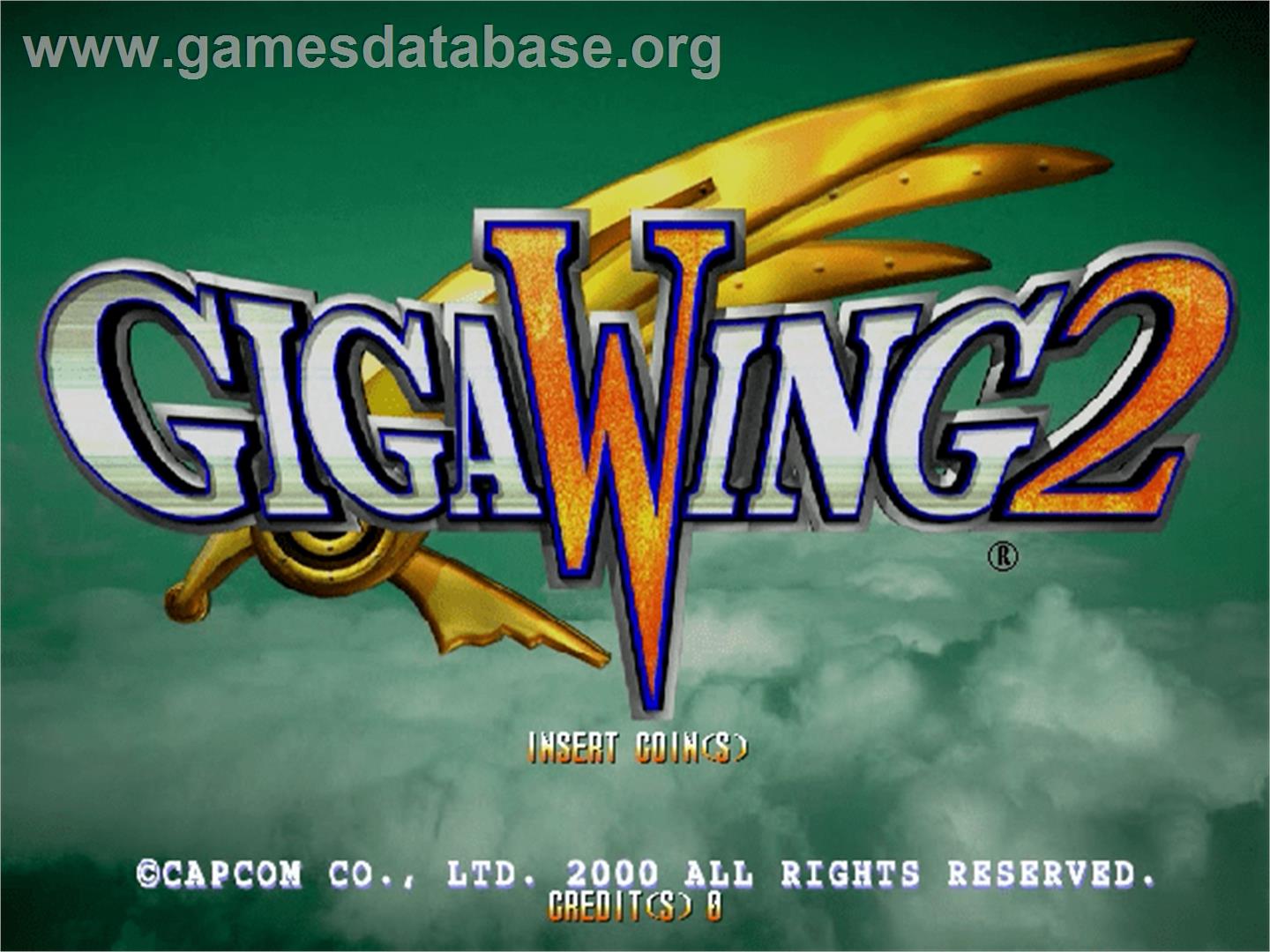 Giga Wing 2 - Sega Naomi - Artwork - Title Screen