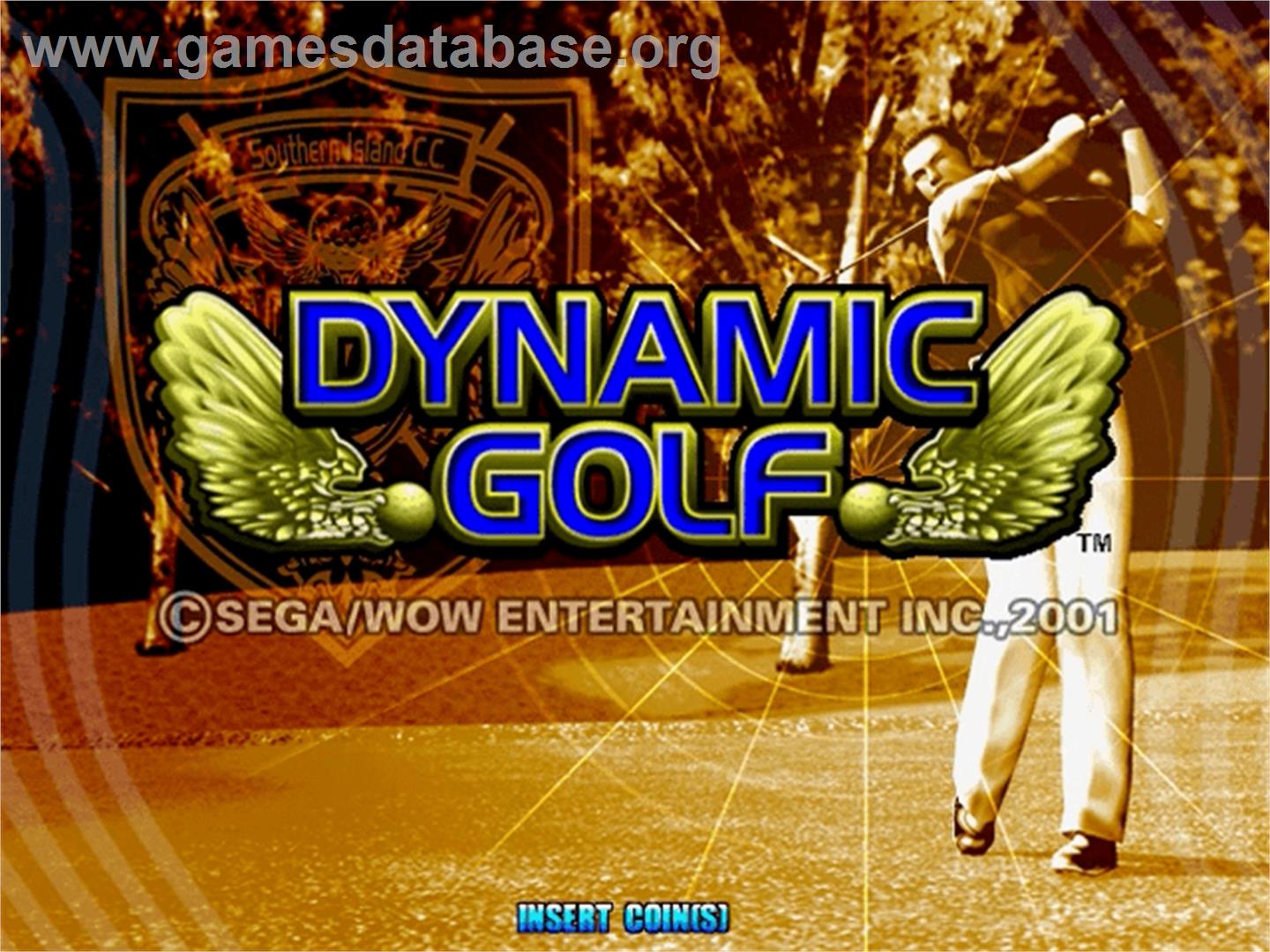 Virtua Golf / Dynamic Golf - Sega Naomi - Artwork - Title Screen