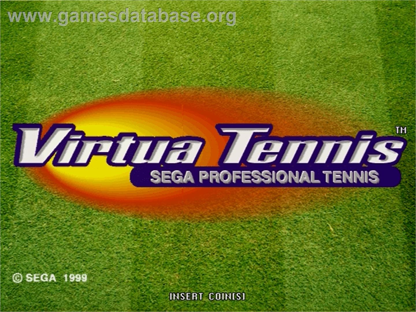 Virtua Tennis - Sega Naomi - Artwork - Title Screen