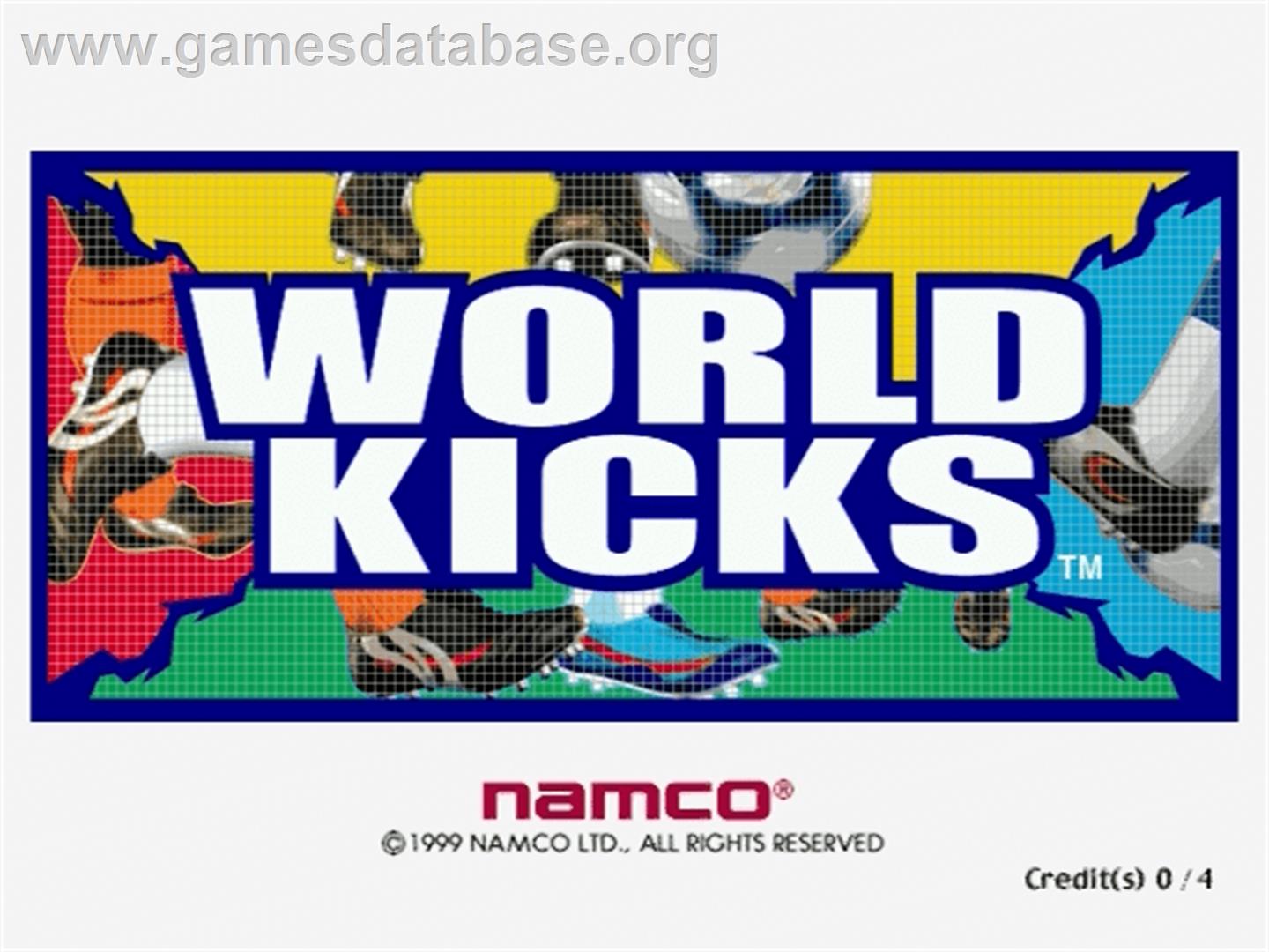 World Kicks - Sega Naomi - Artwork - Title Screen
