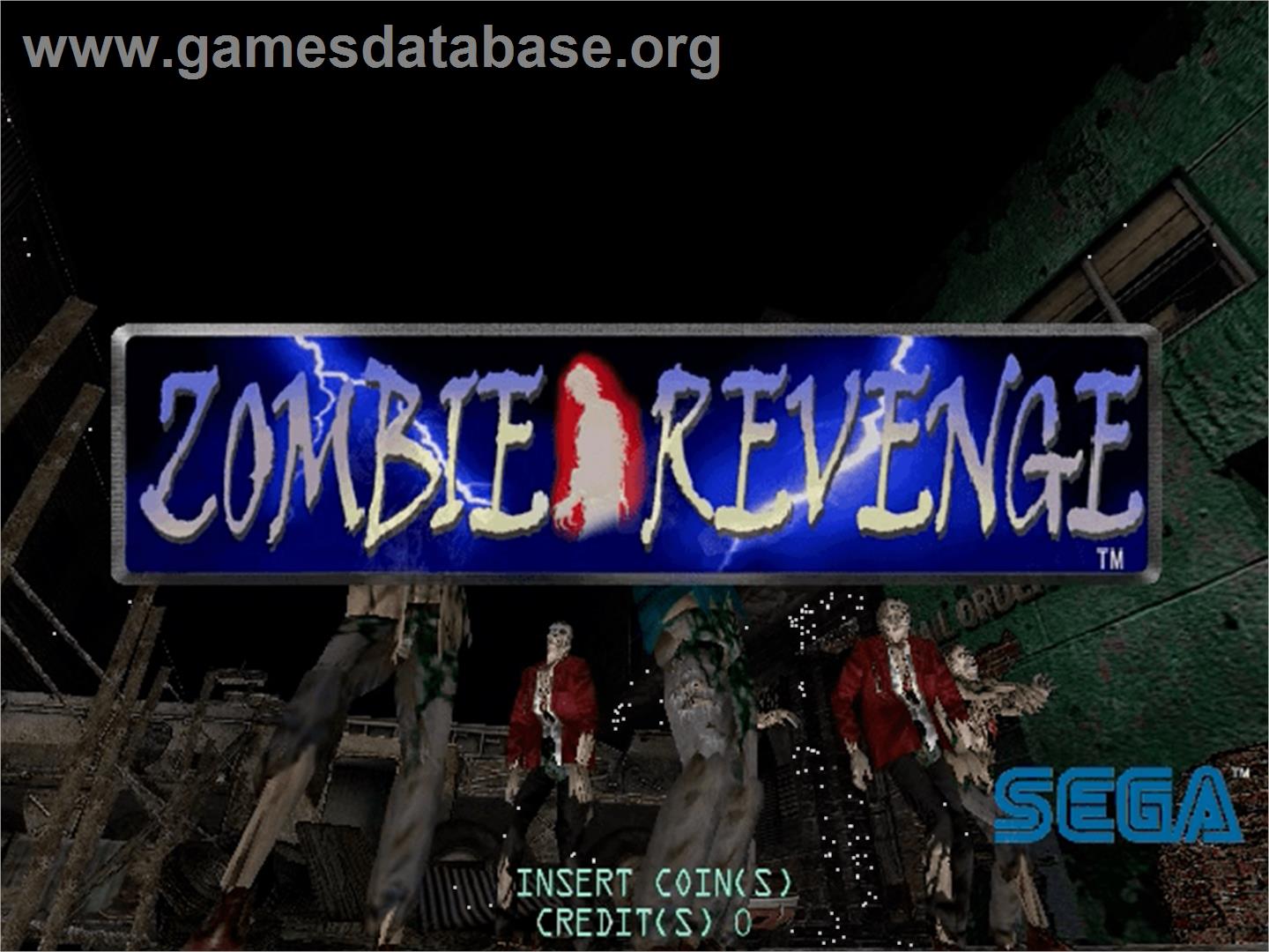 Zombie Revenge - Sega Naomi - Artwork - Title Screen