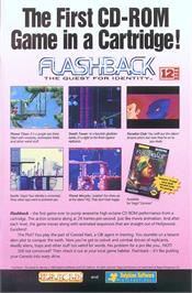 Advert for Flashback on the Sega Genesis.