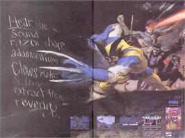 Advert for X-Men on the Sega Nomad.