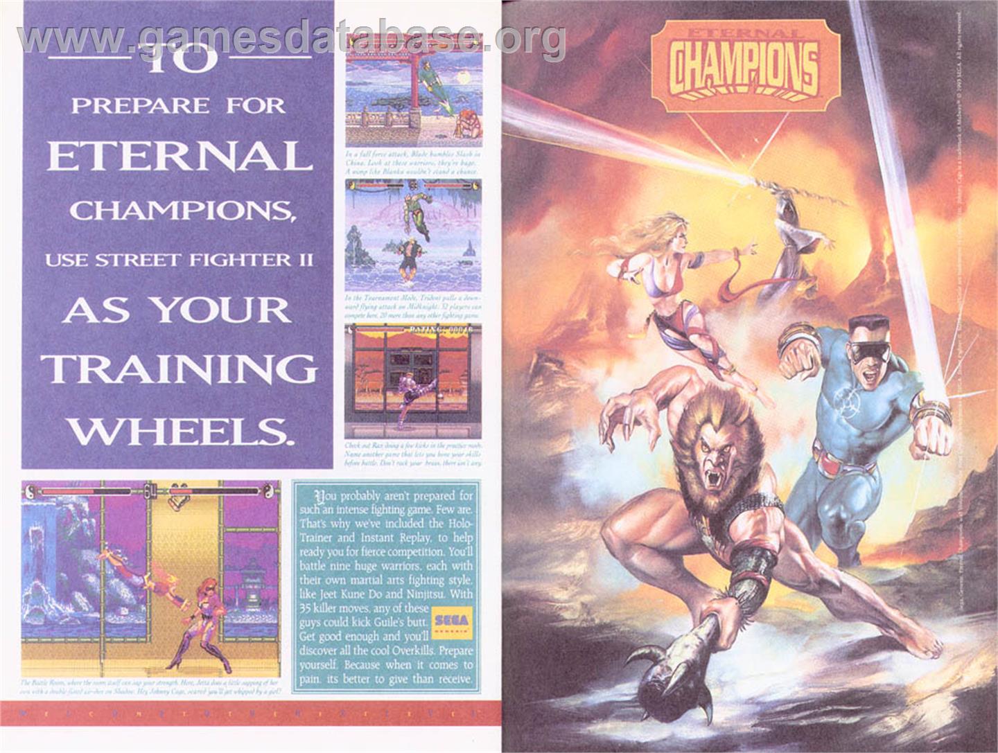 Eternal Champions - Sega Genesis - Artwork - Advert