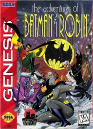 Box cover for Adventures of Batman and Robin, The on the Sega Nomad.