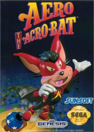 Box cover for Aero the Acro-Bat on the Sega Nomad.