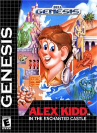 Box cover for Alex Kidd in the Enchanted Castle on the Sega Nomad.