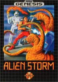 Box cover for Alien Storm on the Sega Nomad.