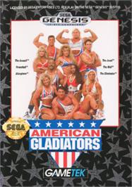 Box cover for American Gladiators on the Sega Nomad.