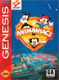 Box cover for Animaniacs on the Sega Nomad.