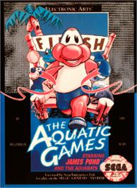 Box cover for Aquatic Games: Starring James Pond, The on the Sega Nomad.