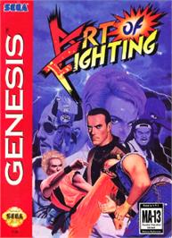 Box cover for Art of Fighting / Ryuuko no Ken on the Sega Nomad.