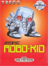 Box cover for Atomic Robo-Kid on the Sega Nomad.