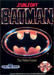 Box cover for Batman: The Video Game on the Sega Nomad.