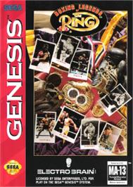 Box cover for Boxing Legends of the Ring on the Sega Nomad.
